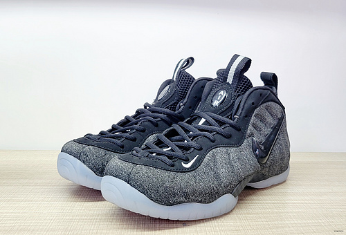 Nike Air Foamposite Pro Fleece (GS) spray de espuma de lana negro